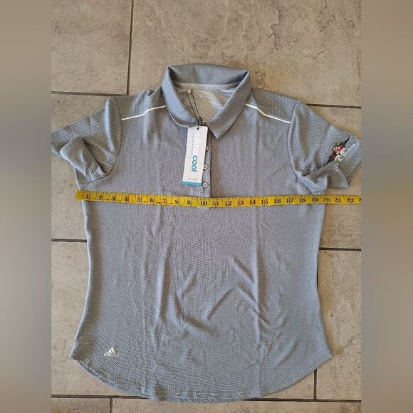 Adidas Gray Polo Size L - Picture 8 of 8